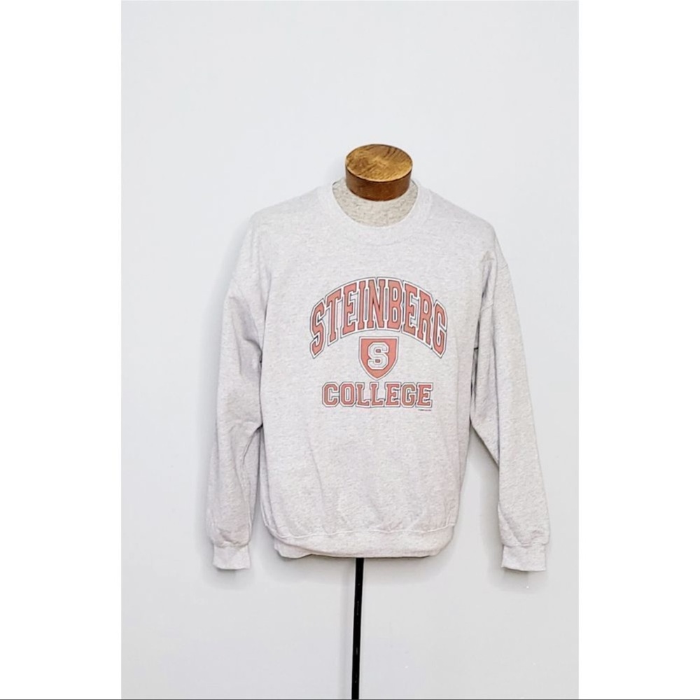 NWT Gildan Grey Steinberg College Sweater